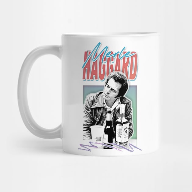 Merle Haggard  / Country Music Fan Gift by DankFutura